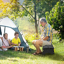 Sgabello Pieghevole Portatile per Bagno Nero, sgabello pieghevole in plastica Sgabello pieghevole pieghevole per cucina Bagno uso da viaggio