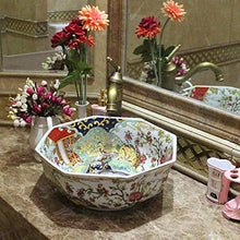 Jgophu Lavandino in ceramica da appoggio in stile retrò per arte cinese