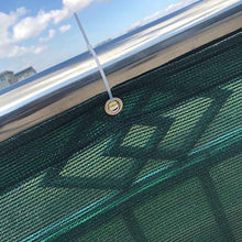 WUZMING Schermo Privacy Balcone Recinzione Parabrezza per All'aperto Backyard Patio Balcone Resistente ai Raggi UV Resistente alle Intemperie con Occhielli (Color : Dark Green, Size : 0.9x6m)