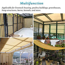 WXQIANG Beige casa Pergola Ombra Panno, Il 90% Crema di Protezione Solare dello Schermo di segretezza con Occhielli, for Patio Canopy, Resistente ai Raggi UV Protezione Solare, Isolamento Termico