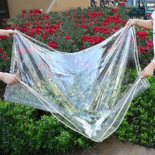 LSXIAO Telo Trasparente, PVC Spessore 0,3mm, Impermeabile, Resistente allo Strappo Rinforzo dei Bordi con Grommet per Deck, Portico, Baldacchino, Mobili da Giardino