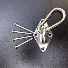 Joobee, set di 12 ganci per amaca da appendere per la casa, anello per staffa per amaca, kit multiuso