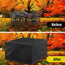 Fodere per mobili da Giardino 330x220x70cm, Fodere per mobili da Esterno Impermeabile, Resistente Copertura per mobili da Esterno in Tessuto Oxford 420D Antivento Anti-UV