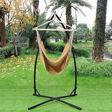casa.pro] Amaca - Poltrona sospesa con Telaio - 100x140 cm - Beige