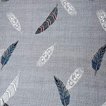 Copridivano Elasticizzato 1/2/3/4 posti, Fodera per Divano Antiscivolo con Elastico, Stampa Floreale(Feather, Copridivano 1 Posto 35-51In)