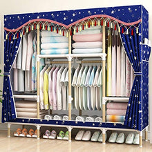 Guardaroba Hanger Piano Camera da Letto al Coperto con Coperchio Antipolvere Stendino Semplice Armadio XINYALAMP