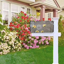 Custodia magnetica per cassetta postale con libellula, design unico, per giardino, cortile, dimensioni standard, 53 x 45 cm