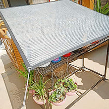 Paralume Shade Tessuto al 75% con Parabrezza in Tessuto Ombreggiato per Copertura per Pergola, Argento Alluminio (Dimensioni : 3x3m)