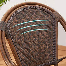 Set di Mobili da Giardino per Esterni, 5 Pezzi Sedia di Vimini Set di Conversazione Combinazione in Rattan per Tutte Le Stagioni Set di Mobili Include 4 Sedie E 1 Tavolo