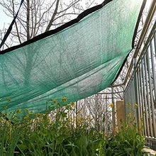 YYQ 2m 3m 4m Telo Ombreggiante Rete Oscurante Telone Coprente Frangisole Frangivento con Occhielli,Verde Scuro per Fiori Terrazzi Serra