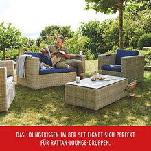 beo 120gr. Poliestere PY301 Lounge cuscino di ricambio Set Monaco rivestimento impermeabile grigio chiaro