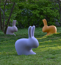 Qeeboo Rabbit Sedia, Grigio Tortora, 68.8x39.5x80 cm