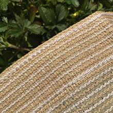 Mokyler - Telo parasole in rete resistente per protezione solare, con occhielli per piante, balcone, 2 x 3 m, colore: Giallo