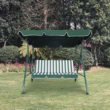 CHILLVERT Dondolo da Giardino Juliette 2-3 Posti Acciaio Verde