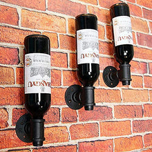 MoDi Wine Rack Retro Style Industriale Tubo di Acqua A Parete Vino Rack