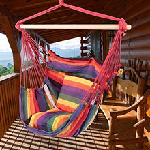 HelloCreate - Cuscino per sedia da esterni, in tela con cuscino per campeggio, giardino, balcone