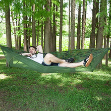 Duokon Amache da Giardino Lettino da Campeggio Portatile Amaca da Viaggio con Zanzariera(Mimetico)