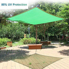 Telo Ombreggiante, Copertura di Maglia Esterna Panno Verde Ombra, 85% di Rete Resistente Ai Raggi UV con Gommini, Rete Parasole per Parasole per Piante da Serra, Piante da Giardino, Rete da Giardino