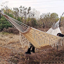 Amaca Sedia Amaca Per Esterni Altalena-rete Hanging-deco Macrame-frangia Boho Brasiliano Large