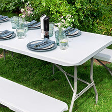 Park Alley PA-4932 Set Birreria, Bianco, 180x75x74 cm