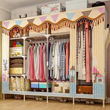 JINPENGRAN Ripostiglio Cabinet Home Camera da Letto, Pieghevole Portatile Armadio