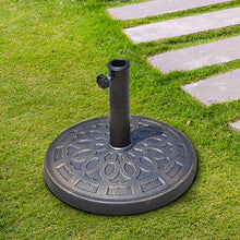 Outsunny Base Ombrellone da Giardino Esterno Resina Φ44 × 33cm
