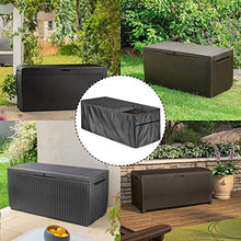 Honeyhouse - Copertura per box da giardino con cerniera, impermeabile, 130 x 60 x 71 cm, colore: nero