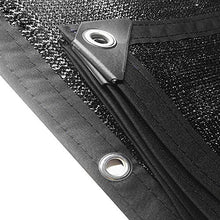 Panno dello Schermo Sunblock Nero con Occhielli, Il 90% UV Nero tonalità della Maglia Tarp per Patio Prato Serra Barn Canile o Piscina, 85g / ㎡ (Size : 3×5m)