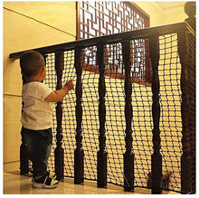 AI LI WEI Protective Net Decoration/Recinto Bambini Net Balcone anticaduta Net Net Cat Stair Protezione e Sicurezza Decorazioni Net Net Net Kindergarten Playground Stadio Multiuso Nero (Size : 1x10m)