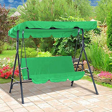 Set di federe per cuscino per sedia a dondolo e sedia da giardino, impermeabile, per 3 posti, per patio e altalena (solo cover2)