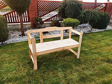 Wojtczak - Panca da giardino in legno, 118 cm