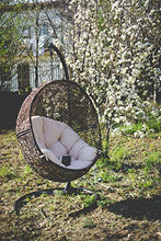 Mercury Poltrona sospesa con Cuscino Morbido- The Rebirth - Poltrona Relax e Dondolo da Giardino e terrazzo, Sedia a Dondolo Robusta e Resistente, Adatta per Interni ed Esterni