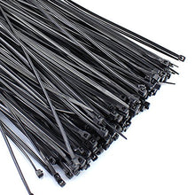 SaySure - 500 PCS Black 7.5 inch Wraps Pack UV Resistant Nylon Cable Zip