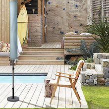 Flashbee - Custodia protettiva per ombrellone, 170 cm, impermeabile, con chiusura lampo (420DOxford, grigio, protezione UV)