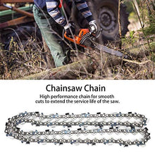 Rockyin 20in Sega a Catena 325in Pitch 76E Chainsaw Catena di Ricambio Accessori Parti