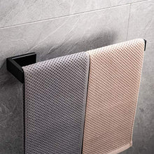 Aothpher SUS304 - Portasciugamani da parete, in acciaio INOX, 35 cm, colore: Nero opaco