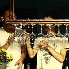 GJSN Portabici per Vino, Crisante Porta in Vetro Appeso Dimensioni: 60/80 / 100X30Cm,Bronzo,100 Cm.