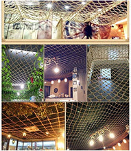 Protective net decoration / Rete di sicurezza, scale Balcone anticaduta Net decorazioni rete di protezione Net corda della canapa Bambino Net Safe Retro Bar Net Net soffitto appendere i vestiti Corda