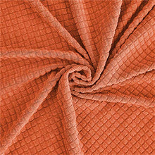 Copridivano Elasticizzato,Cuscini per Divani Completamente Avvolti Elastici Impermeabile Tinta Unita, Fodera per Divano Antiscivolo Sofa Protettore. (Arancione,2 posti)