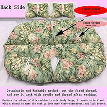 Papasan - Cuscino per sedia a dondolo con cuscino grande, per esterni, da giardino, addensare