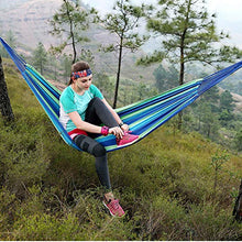 Amaca da campeggio singolo/doppia, in cotone morbido, per dormire, portatile, con borsa per il trasporto, per viaggi, spiaggia, cortile, ecc.singolo