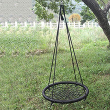 Amaca da campeggio 88,9 cm Spider web tree swing net con corda di nylon staccabile per bambini adulti oltre 272,2 kg