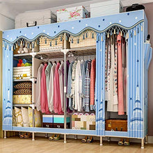 Armadio di Stoffa per Vestiti Armadio di stoccaggio Portatile Pieghevole Armadio Camera da Letto -Max Home (Colore : 02)