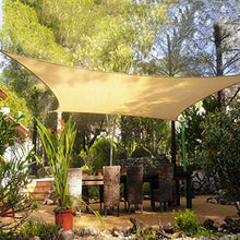 DUCCM Tenda a Vela Parasole 3.6x3.6 Metri Protezione Raggi UV,per Giardino, terrazza, Campeggio