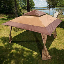 Gazebo a pop-up, riparo, gazebo, adatto per il cortile, giardino, matrimonio,Brown