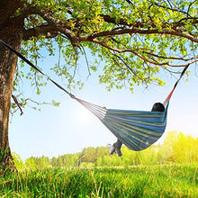 Amaca Amaca Da Campeggio Doppia Hamak Rede De Dormir Hamac Sedia A Dondolo Letto Outdoor Hamaca Mobili Da Giardino Muebles Striscia Colorata Tela