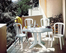 GROSFILLEX Miami Sedia Bistrot, Bianco, 88 x 54 x 44 cm