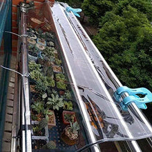GJJSZ Telo Impermeabile per Gazebo,teloni Impermeabili Resistenti,Telo Impermeabile Trasparente Facile da Piegare,Ideale per Tende,Barche,Camper o Piscine Spesse 12 Mil.