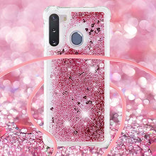 Cover in silicone TPU per Samsung Galaxy A21 (oro rosa)