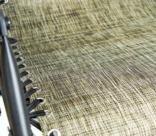 Mediawave Store Sedia Sdraio Beige Pieghevole EVERTOP 485347 Totalmente reclinabile gravità Zero